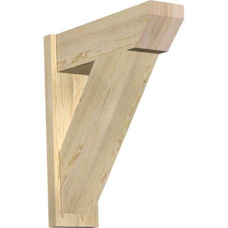 Ekena Millwork Traditional Slat Rough Sawn Outlooker, Douglas Fir, 8"W x 26"D x 30"H OUT08X26X30TRA06RDF